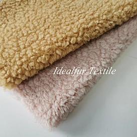 Sherpa Fleece Faux Fur Lamb Fake Fur Fabric for Coat