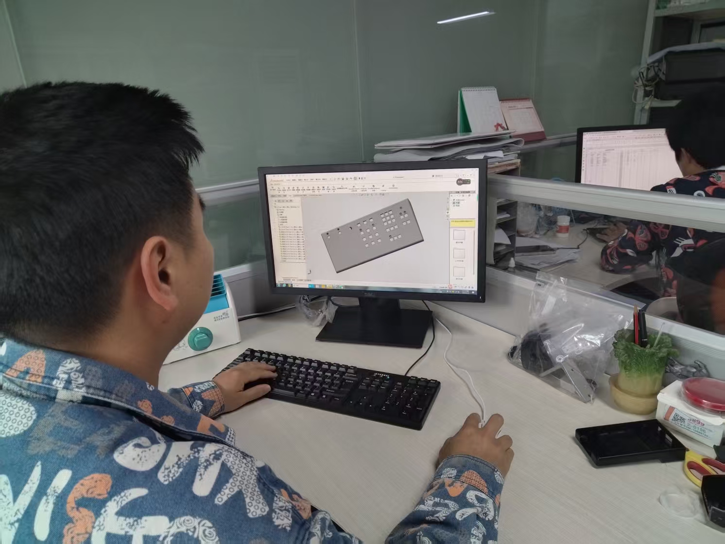 Design change case, material change, plastic case, drawing