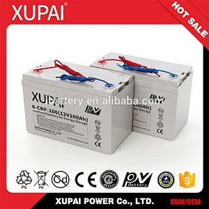 XUPAI Solar Power Accumulator 12V100AH Long Life Gel Battery