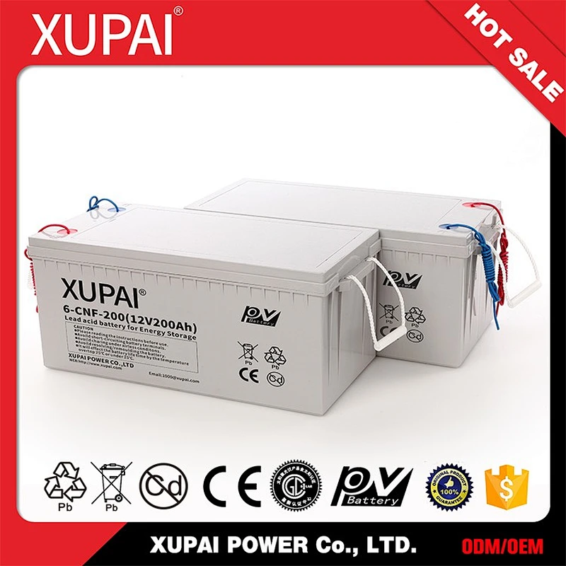 6-CNF(J)-200 Deep Cycle Solar Batteries12v 200ah Lead Crystal Solar Power Storage Battery