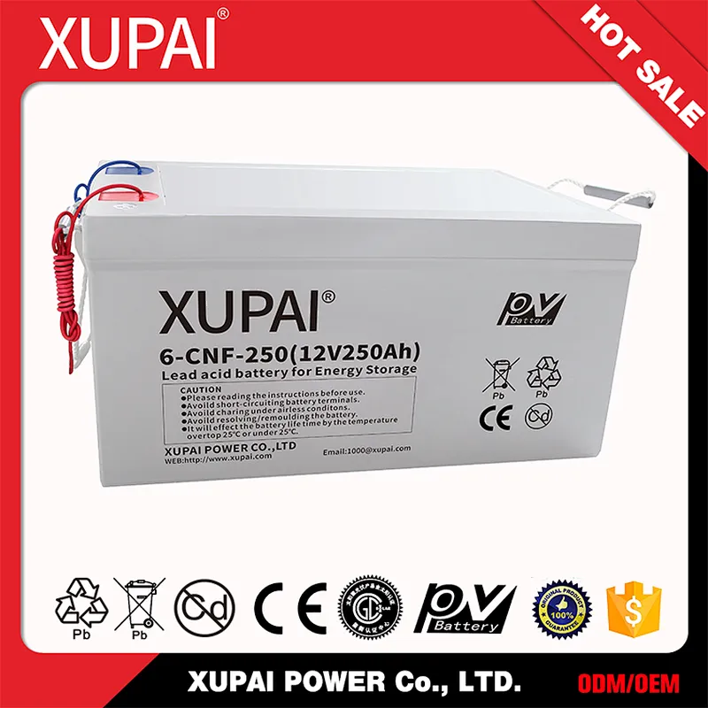 6-CNF(J)-250 Sealed Deep Cycle Solar Gel Battery 12v 250ah