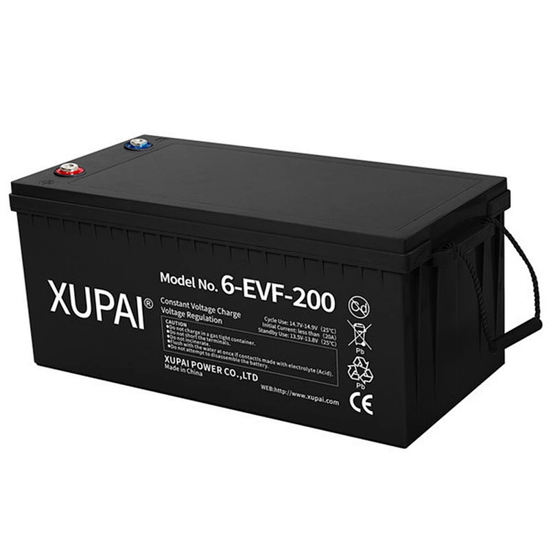 XUPAI 12V 200Ah 6-EVF-200 (3hr) electric tricycle battery