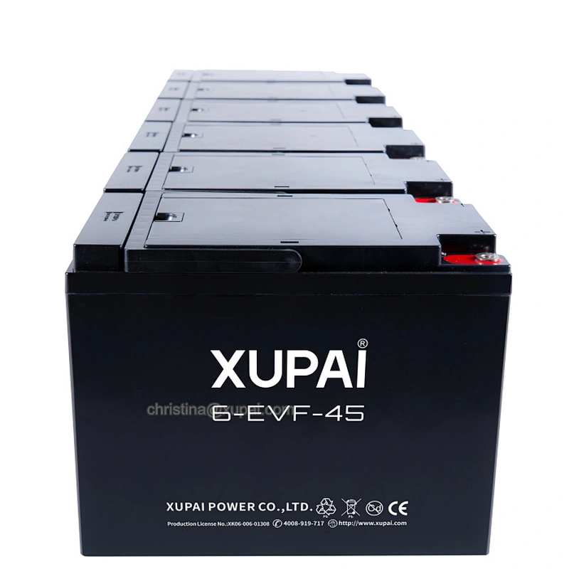 XUPAI 6-EVF-45 top quality electric trike lead acid battery