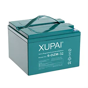 XUPAI 12v deep cycle lead acid battery for ebike