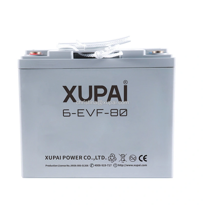 6-EVF-80 12V/48V/60V/72V80AH VRLA Electric vehicle battery for e-rickshaw or for tricycles
