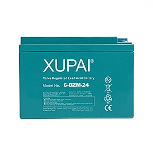 Deep cycle XUPAI 12V24A battery for e-bike and e-scooter