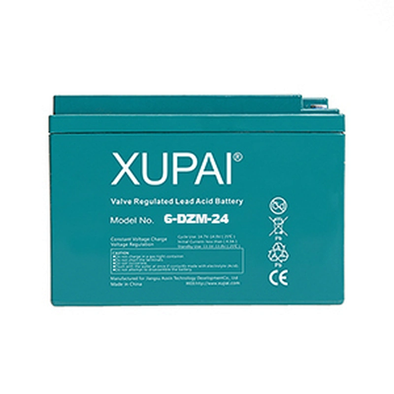 Deep cycle XUPAI 12V24A battery for e-bike and e-scooter