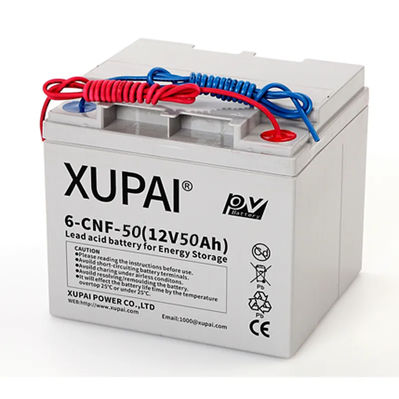 12V 50AH 6-CNF(J)-50 free maintenance Gel/ AGM/ Lead acid storage battery for solar panel