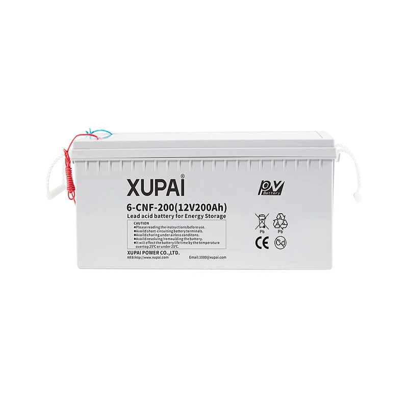 XUPAI 12v 200ah lead acid battery for solar system
