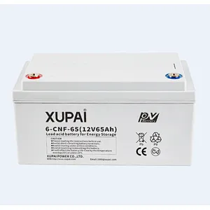 XUPAI 65AH agel 12v system 65ah solar battery with high quality