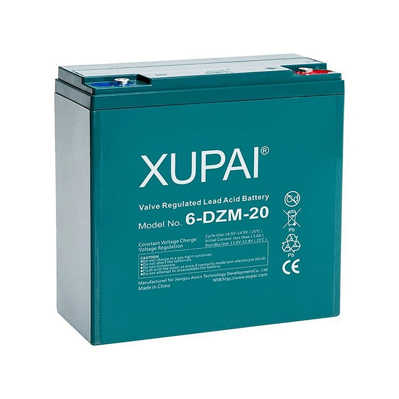 Deep cycle storage battery 12v 20ah for scooter