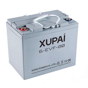 12V 80AH Lead Acid power battery 6-EVF-80 for e-rickshaw UAE market