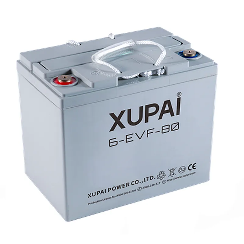 12V 80AH Lead Acid power battery 6-EVF-80 for e-rickshaw UAE market