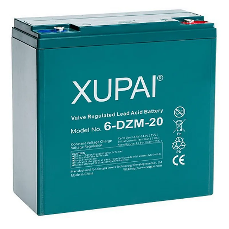 Durable Absorbed Glass-Mat AGM Lead Acid power battery of 6-DZM-12 for Ebike