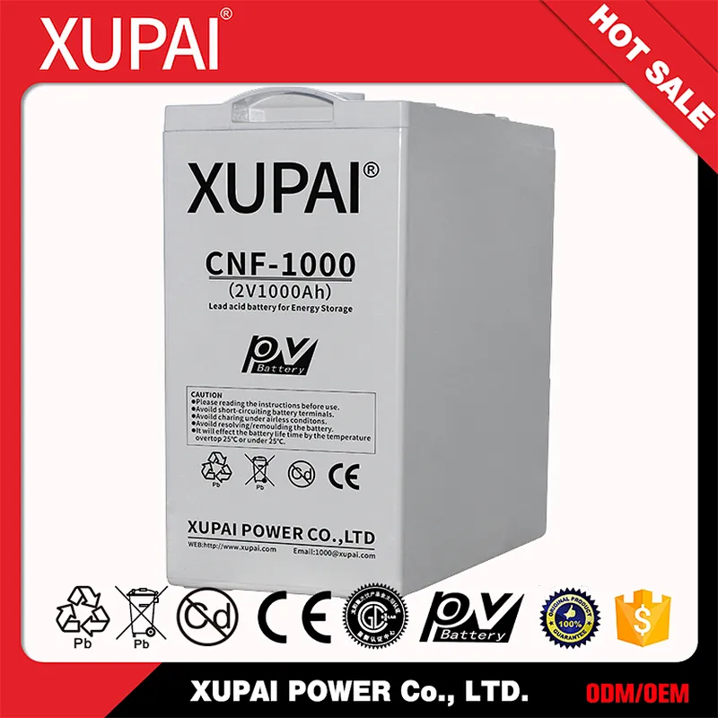 Website Selling 2v 1000ah 6V Solar Power Storage Battery