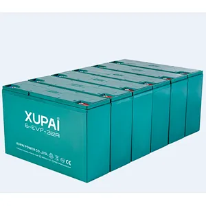 XUPAI ebike 36v gel 12v 32Ah e-bike battery with CE certificate