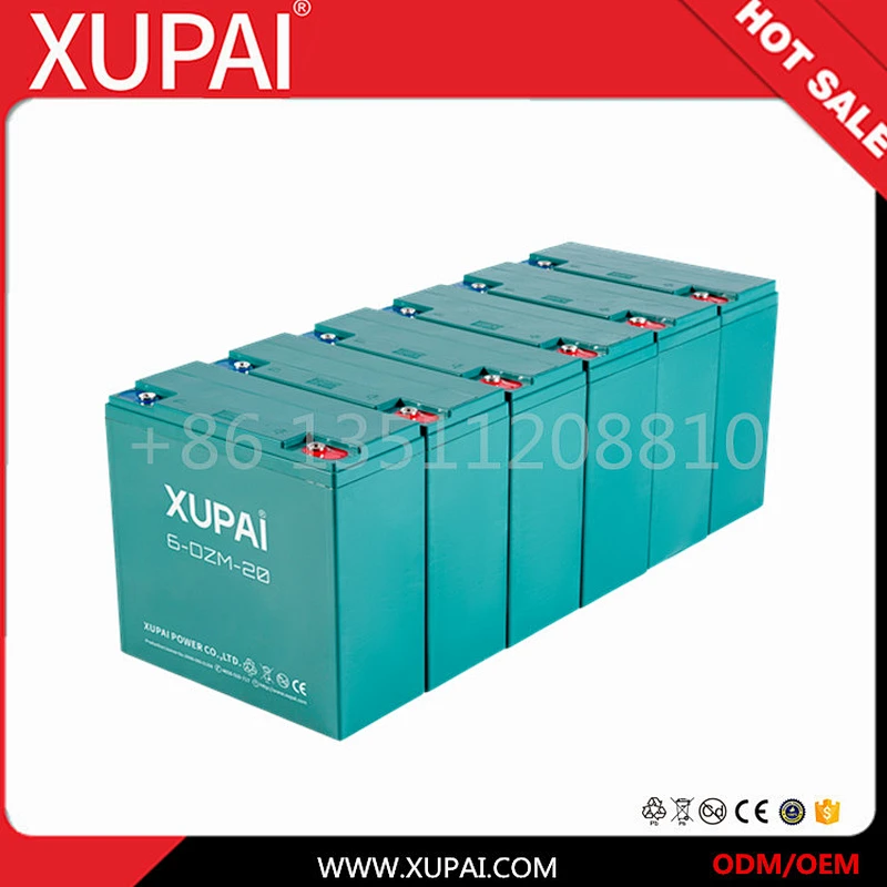 12V 20AH Rechargeable Lead Acid power battery of 6-DZM-20 for Scooter
