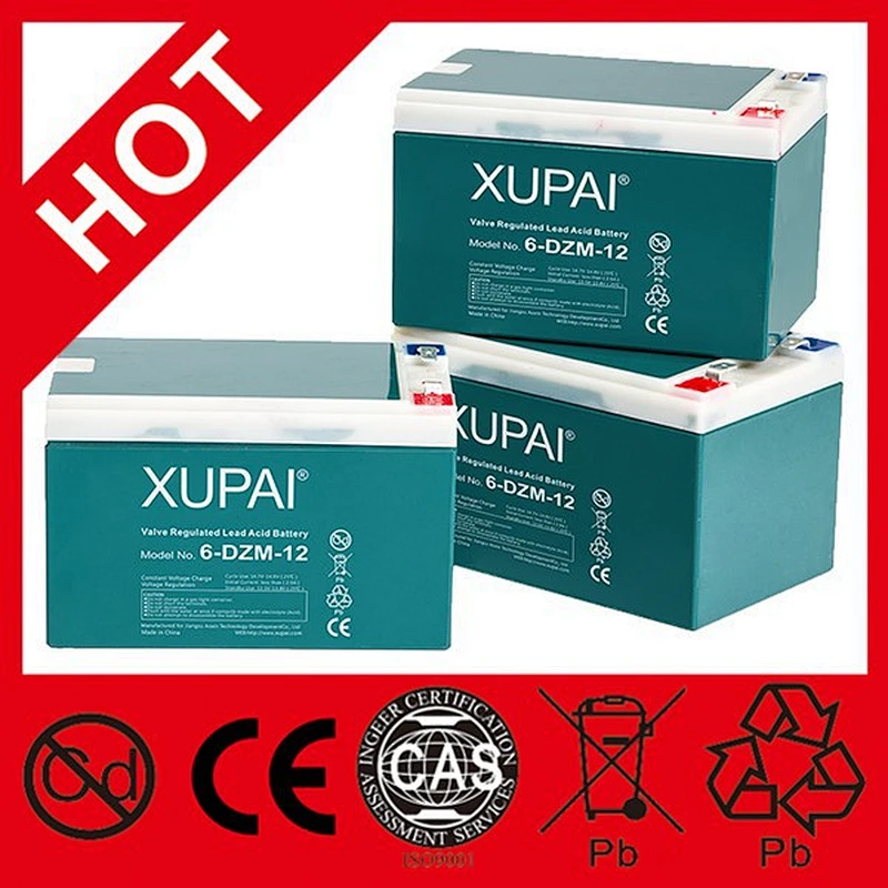 36V System 12V 12Ah Replacement Battery for Electric Scooters Made in China