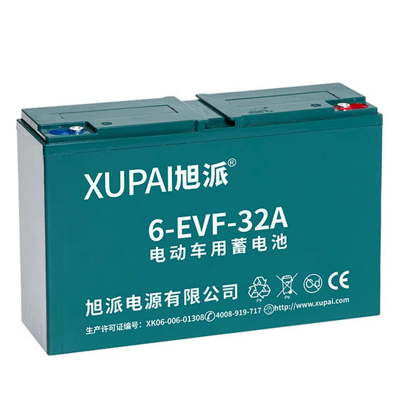 XUPAI electric scooter & tricycle battery 12V 32Ah 6-EVF-32A(3hr)