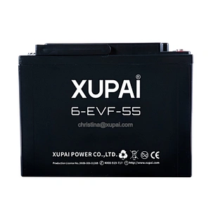 6-EVF-55 12V24v36v48v60v 55AH Lead-Acid batteries for three wheelers cars