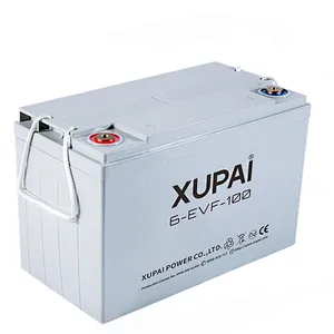 Wholesale Philippines 12V 100AH Lead Acid power battery 6-EVF-100 for forklift  XUPAI brand