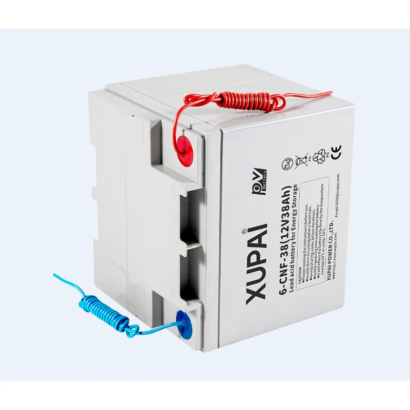 XUPAI inverter 2000w battery solar 12v 38ah with CE certificate