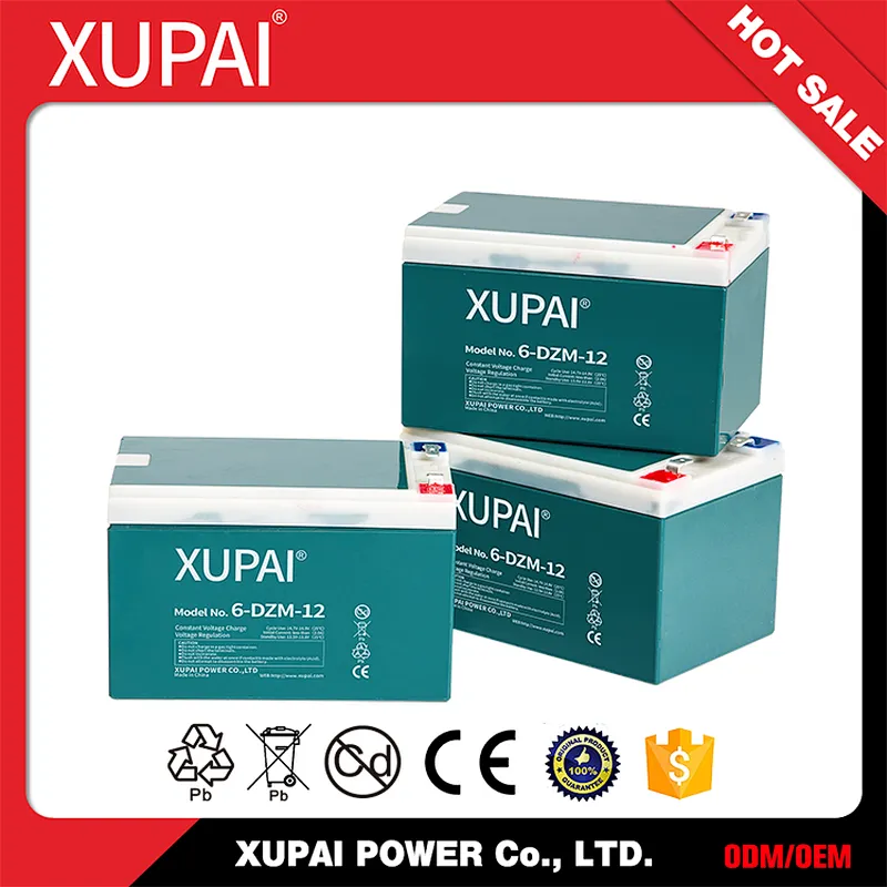 professional manufacturer lead acid batteries electric bike motorcycle 6-DZM-12 12ah aeg 12v battery