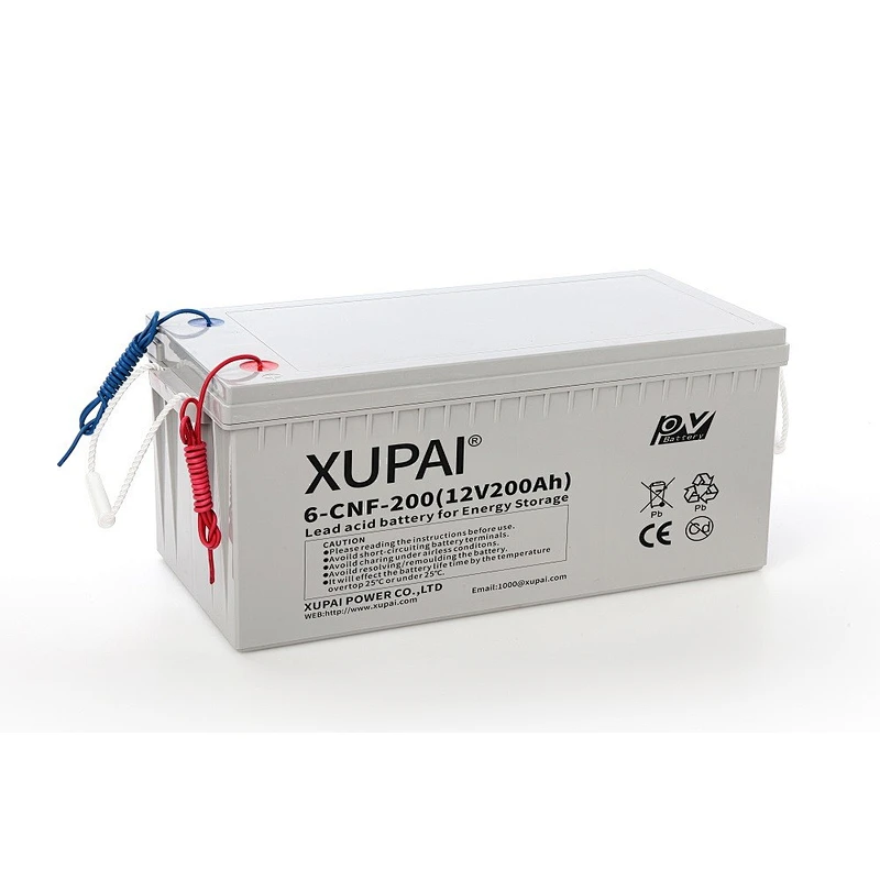 XUPAI Solar batteries 12V 200Ah for wind system