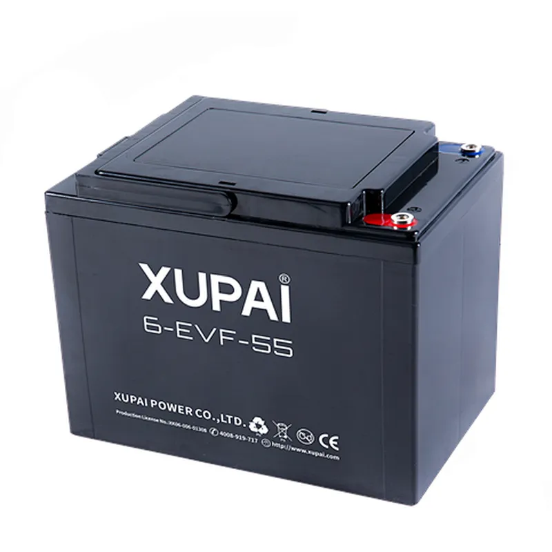 12V 55AH 6-EVF-55 Lead Acid power battery for forklift