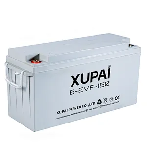 Xupai brand 12V 50AH 6-CNF(J)-50 free maintenance Gel/ AGM/ Lead acid storage battery for solar panel