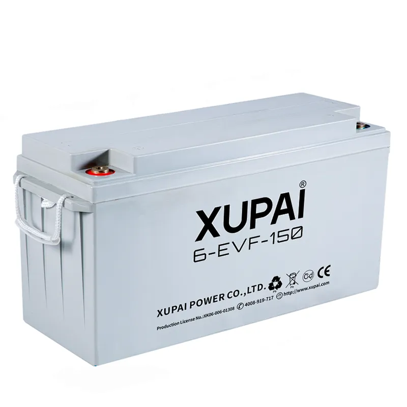 Xupai brand 12V 50AH 6-CNF(J)-50 free maintenance Gel/ AGM/ Lead acid storage battery for solar panel