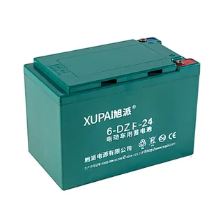 12V 24AH Lead Acid power battery price of 6-DZF-24 for battery auto rickshaw/bicycle/e-bike