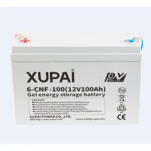 XUPAI inverter 2000w battery solar 12v 100Ah for wholesales