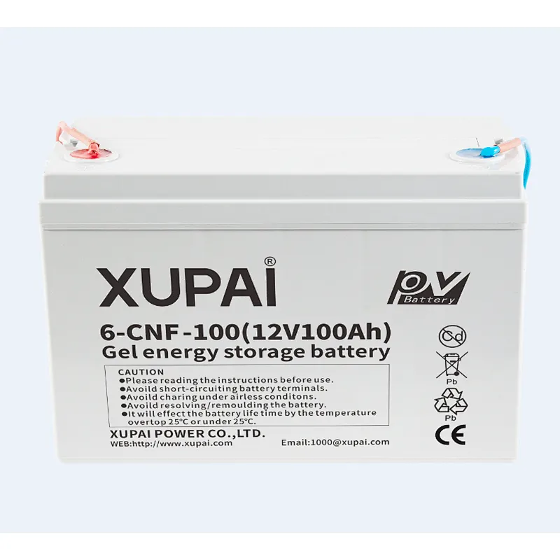 XUPAI inverter 2000w battery solar 12v 100Ah for wholesales