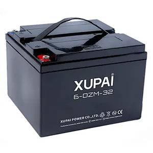 12V 32AH Lead Acid power type battery price of 6-DZM-32 for battery auto rickshaw