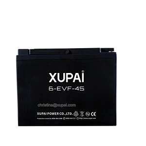 XUPAI 6-EVF-45 top quality electric trike lead acid battery