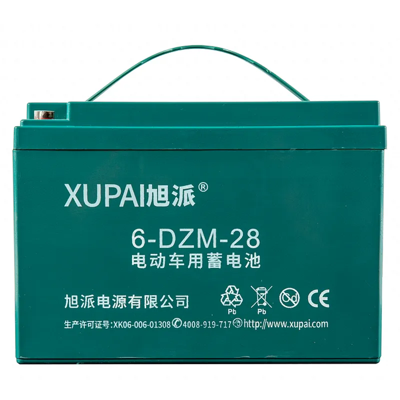 12V 28AH Lead Acid power battery  6-DZM-28 for battery auto rickshaw/bicycle/tricycle