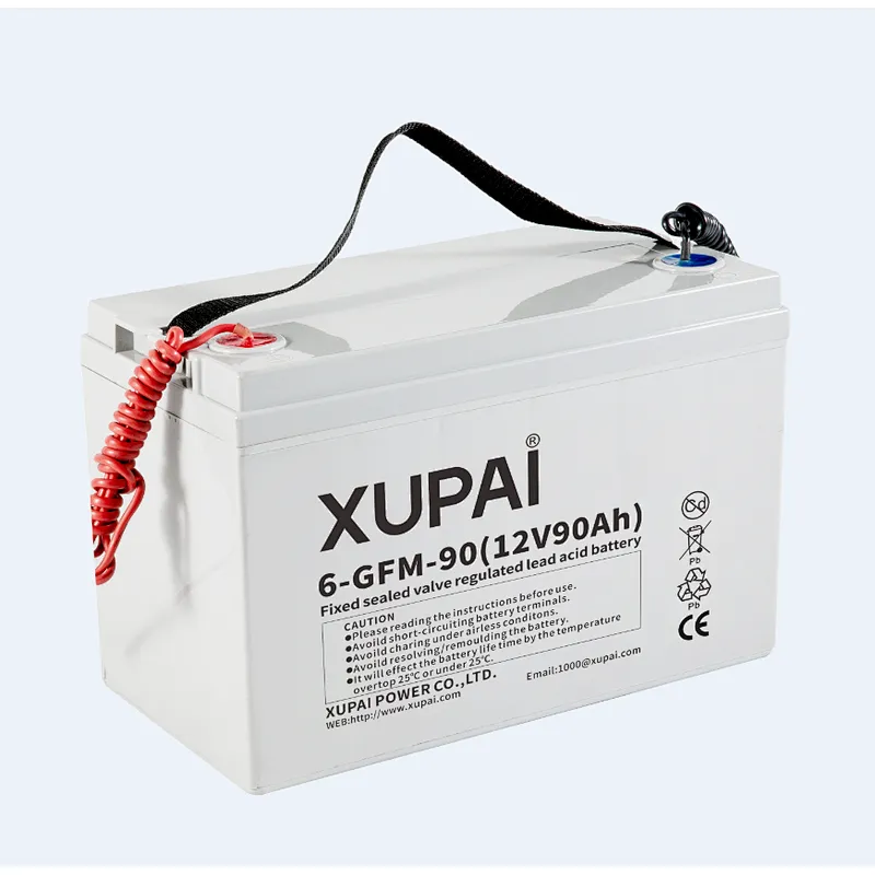 12V 90ah Back-Up Source AGM VRLA Battery 6-GFM-90 XUPAI brand