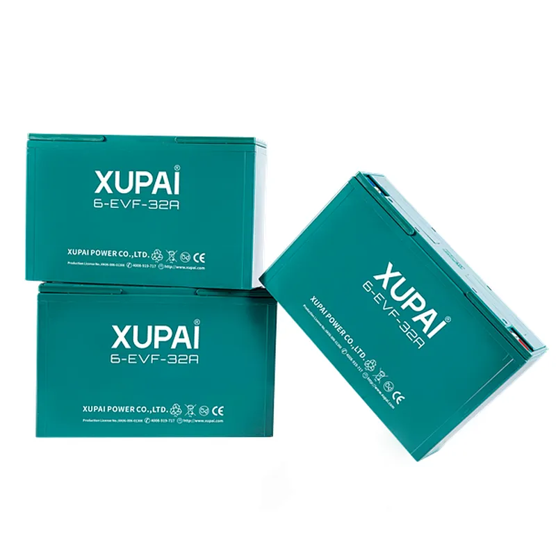 On sale 12V 32AH Lead Acid power battery 6-EVF-32 for e-rickshaw  XUPAI brand rechargeable