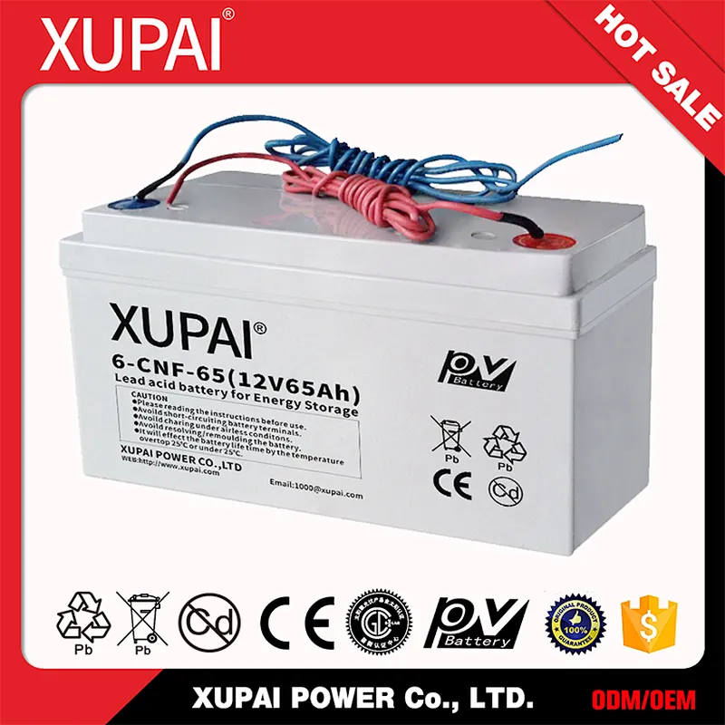 6-CNF(J)-65 12V 65AH CE Rechargeable GEL AGM Battery for Energy Storage System