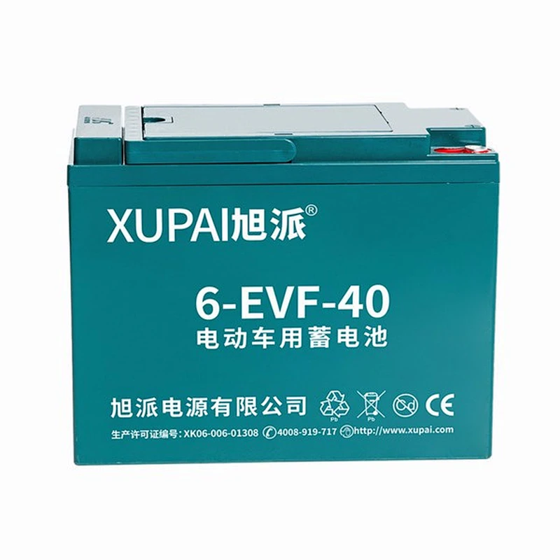 XUPAI E-bike Battery 6-EVF-40 High Performance 12V 40AH Batteries