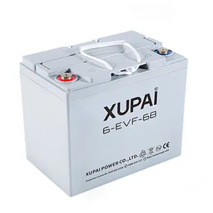 12V 68AH Lead Acid power battery 6-EVF-68 for forklift XUPAI brand