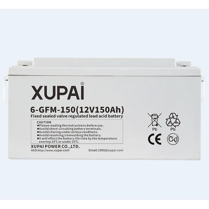 12V 150ah Back-Up Source AGM VRLA Battery 6-GFM-150 XUPAI brand on sale