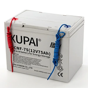 12v 75ah solar lead acid battery manufucturer in China