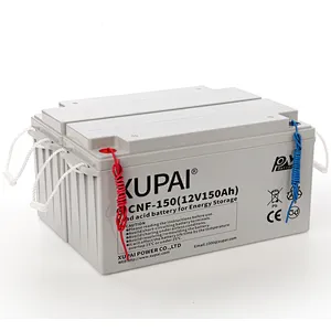 Rechargeable 12V 150AH 6-CNF(J)-150 free maintenance Gel/ AGM/ Lead acid storage battery for solar panel