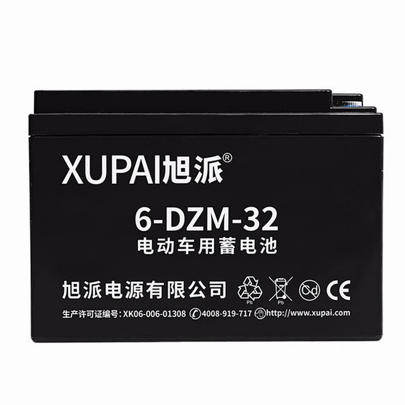 XUPAI 6-EVF-32A 12V 32AH  Batteries for electric scooter