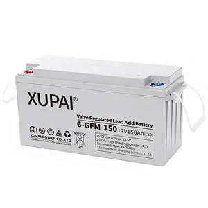 Whosale India on sale 12V 150ah Back-Up Source AGM VRLA Battery 6-GFM-150 XUPAI brand