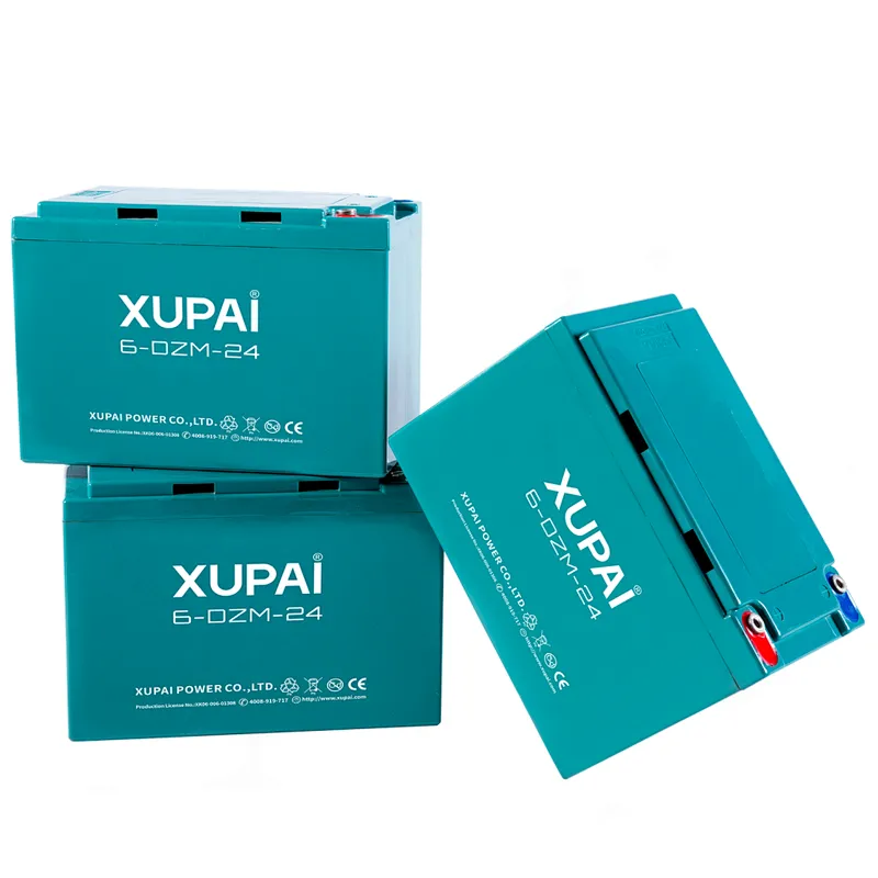 Whosale Philippines 12V 24AH Lead Acid power battery 6-DZM-24 for e-scooter Xupai brand
