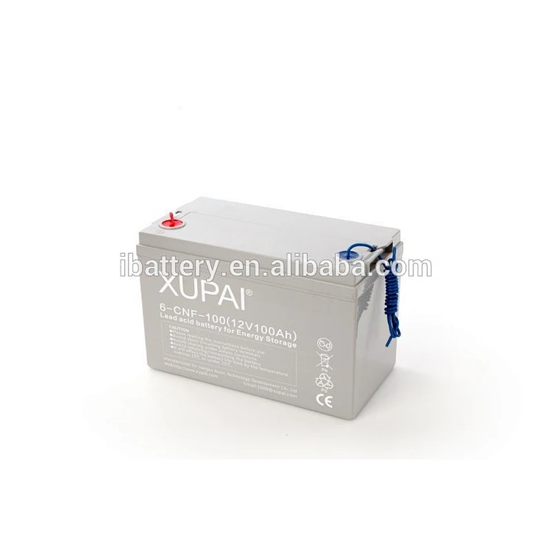 Free Maintenance Type and 12v Voltage 100Ah rechargeable solar battery