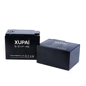 12V 45AH 6-EVF-45 Lead Acid power battery for forklift/auto rickshaw